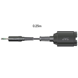 ステレオミニジャックX2 - ステレオミニプラグ（0.25m）