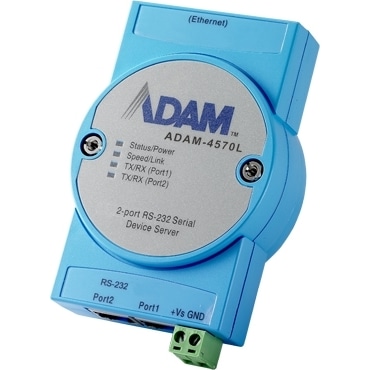 ADAM-4500シリーズ 2ポート RS-232-to-イーサネット シリアルデバイスサーバ