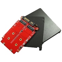 Innodisk 産業用2.5インチSSD - デュアルM.2 RAID変換アダプタ（RAID0/1対応）