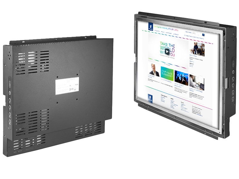 Winsonic 15インチ 組込み向け産業用オープンフレームモニタ XGA 抵抗膜式 VGA×1 VESA75対応