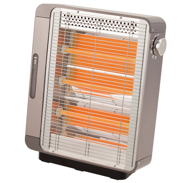 電気ストーブ グレー