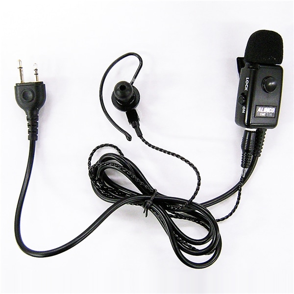 イヤホンマイク ビジネス向き（イヤホン色：黒）