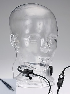 咽喉マイク 1ピン防水プラグ