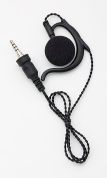 ストレート式耳掛け型イヤホン