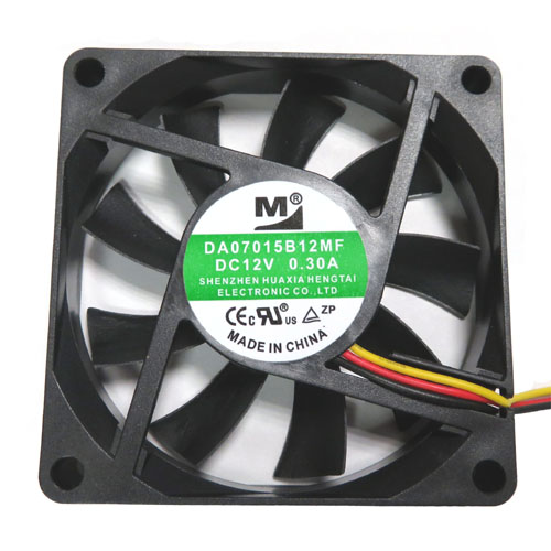 70mm角厚さ15mm 12V DCファン