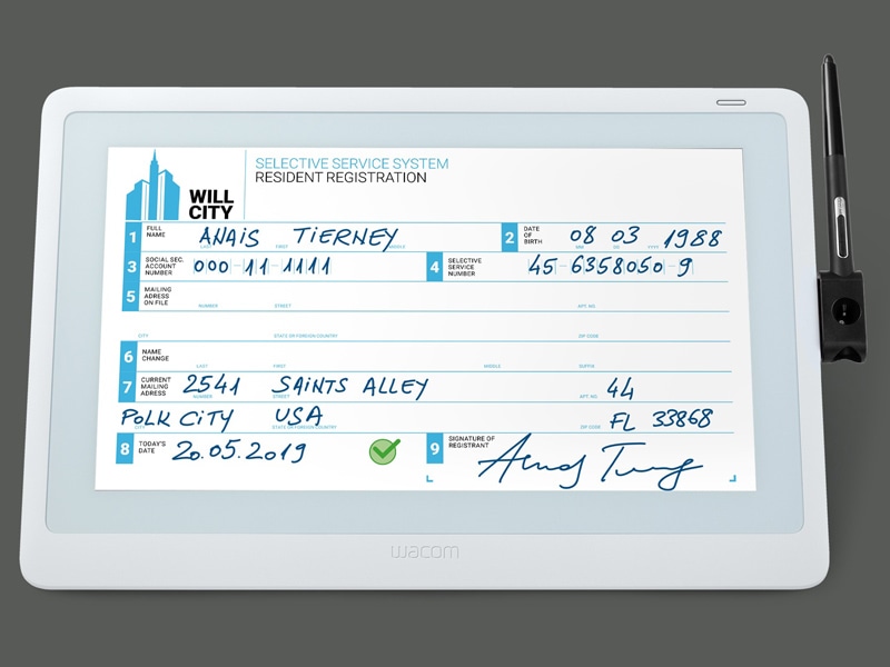 15.6型液晶ペンタブレット ホワイト