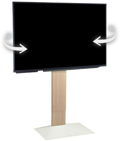 32～80型対応 首振り機能付き WALL テレビスタンド V3 SW ハイタイプ ホワイトオーク