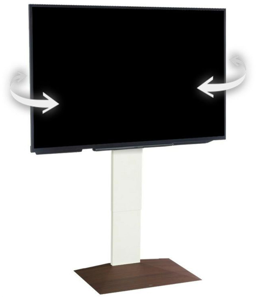 32～80型対応 首振り機能付き WALL テレビスタンド V3 SW ハイタイプ ウォールナットベース