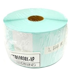 熱転ラベルロール、幅59×高さ30mm、1500枚巻 (外巻き)