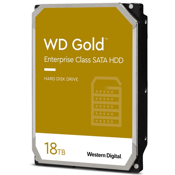 WD Goldシリーズ 3.5インチ内蔵HDD 18TB WD181KRYZ