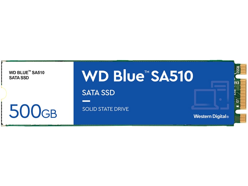WD Blue SA510 SATA接続 M.2 SSD 500GB 5年保証 WDS500G3B0B