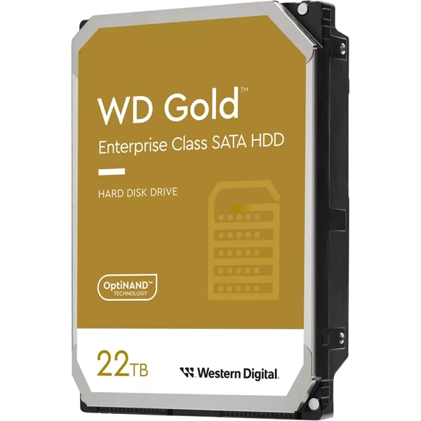 WD Gold エンタープライズクラス SATA6G接続 3.5インチHDD 22TB 5年保証 WD221KRYZ