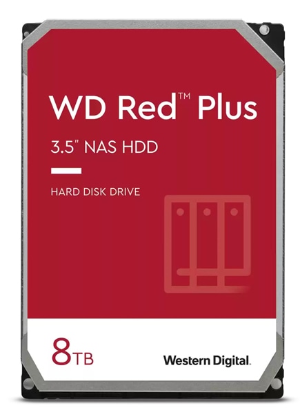 WD Red Plus 内蔵HDD 3.5インチ 8TB SATA6Gb/s 3年保証 WD80EFPX