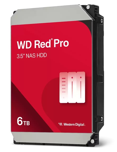 WD Red Proシリーズ 3.5インチ内蔵HDD SATA6.0Gb/s 7200回転 256MB 5年保証 6TB WD6005FFBX
