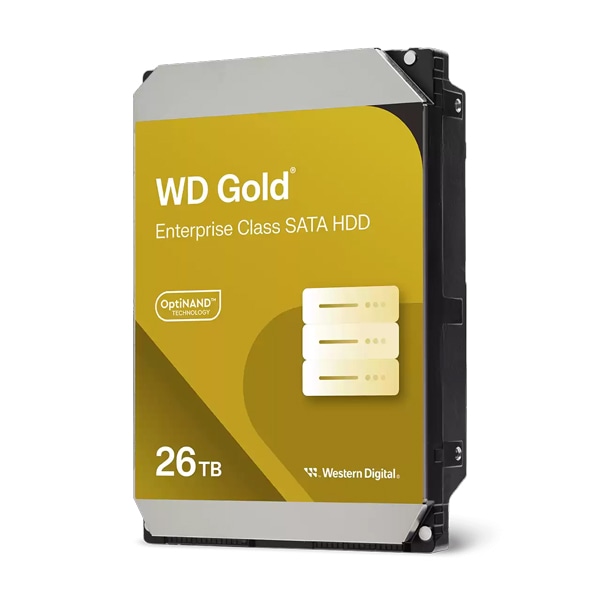 WD Gold エンタープライズクラス SATA3 6Gbps(SATA6G) ハードディスク 26TB WD261KRYZ