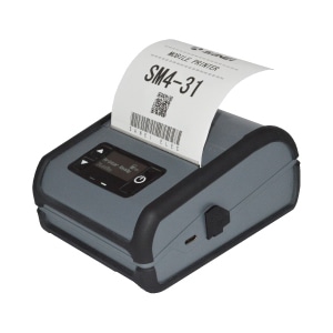 紙幅80mmモバイルタイプライン印字方式小型サーマルプリンタ（Bluetooth・USB・無線LAN） 有機ELディスプレイ