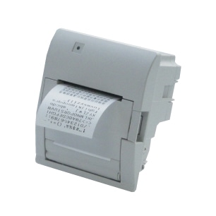 紙幅58mmパネルマウントタイプライン小型サーマルプリンタ・オートカッタ付(ニヤエンドセンサー付)