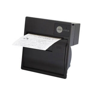 紙幅58mmパネルマウントタイプライン超小型サーマルプリンタ(ケース黒)