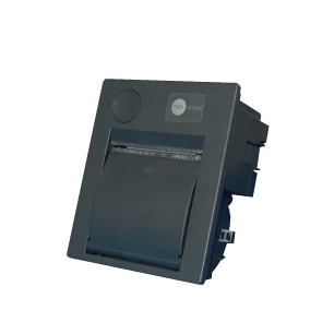 紙幅58mmパネルマウントタイプライン小型サーマルプリンタ（ニアエンドセンサー付） ケース色：黒