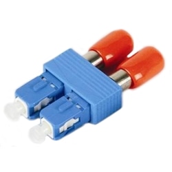 SC⇔ST 光ファイバコネクタ変換アダプタ（シングルモード用）/ブルー