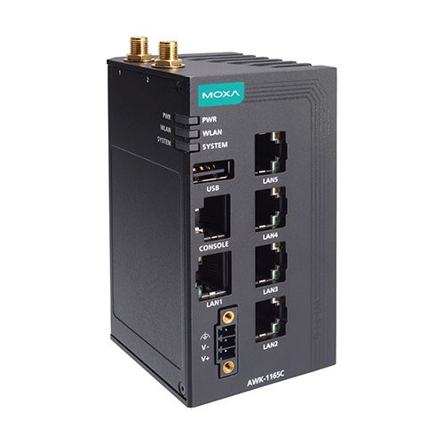 エントリーレベル5ポート 産業用 IEEE 802.11ax ワイヤレスブリッジ