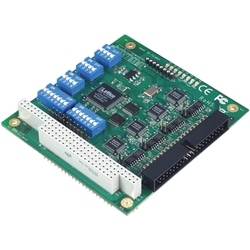 4ポート RS-232C/422/485モジュール、PC/104バス、Tモデル