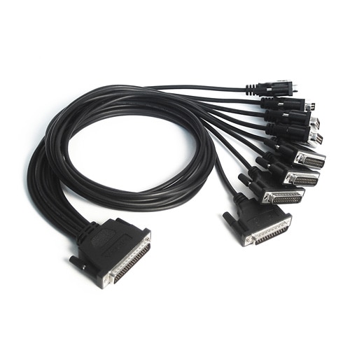 40ピン・ボックスヘッダー to 4xDB25（オス）接続ケーブル