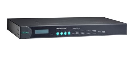 16ポート デュアルLAN、RS-232C 非同期サーバ