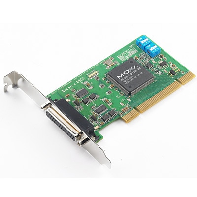 2ポート RS-232C/422/485 ユニバーサルPCIボード、ロープロファイル、DB9（オス）ケーブル付