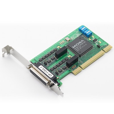 2ポート RS-232C/422/485 ユニバーサルPCIボード、ロープロファイル、オプティカルアイソレーション、Tモデル