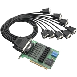 8ポート RS-422/485 ユニバーサルPCIボード、光絶縁、Tモデル
