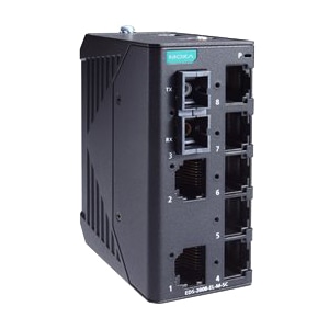8ポート エントリータイプ アンマネージドイーサネットスイッチ メタル筐体 マルチモード SCコネクタ 動作温度拡張品