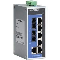 アンマネージドスイッチ、6xRJ45 2xマルチSC