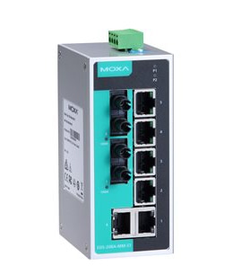 アンマネージドスイッチ、6xRJ45 2xマルチST、Tモデル