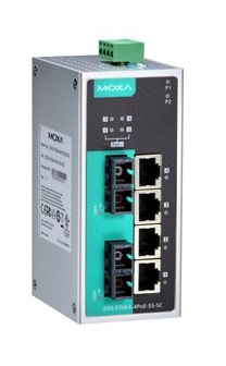 アンマネージドスイッチ、2xシングルSC 4xPoEポート、Tモデル