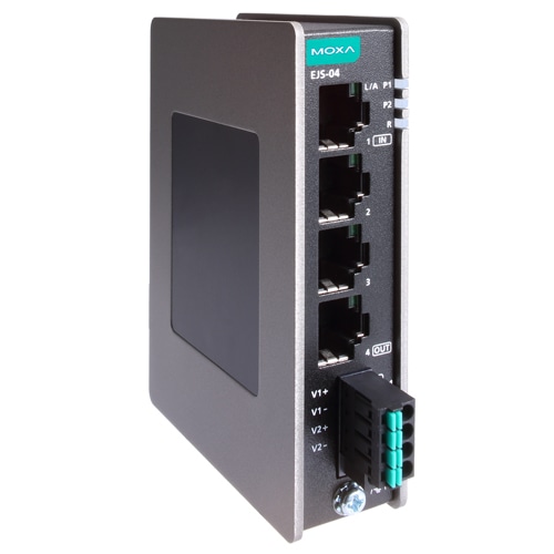 4ポート産業用EtherCATジャンクション (ワイド温度モデル)