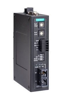 工業用RS-232C/422/485⇒シングルモード ファイバーコンバータ(SCコネクタ)