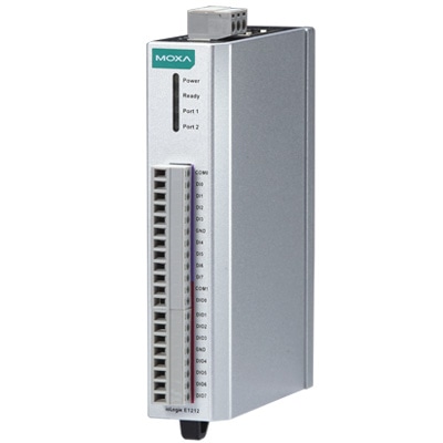 リモートイーサネットI/O、2ポート、8DI、8DIO搭載