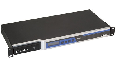 8ポート RS-232C/422/485セキュアターミナルサーバ/48VDC