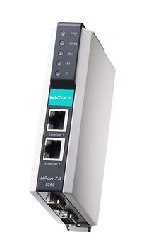 2ポート RS-232C/422/485シリアルデバイスサーバ Tモデル