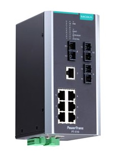 IEC 61850-3認証マネージドスイッチ 7xRJ45 3xシングルSC 24VDC
