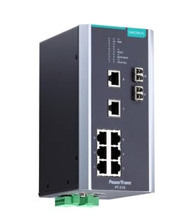 IEC 61850-3認証マネージドスイッチ 8xRJ45 2xマルチLC 24VDC