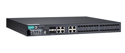 IEC 61850-3認証マネージドラックマウントイーサネットスイッチ 16xマルチST 2絶縁電源