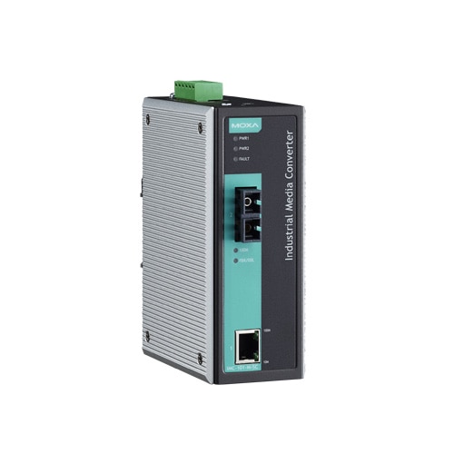 産業用IEC 61850/EN50155イーサネット⇒ファイバーメディアコンバータ/シングルモードLCコネクタ/1アイソレート電源