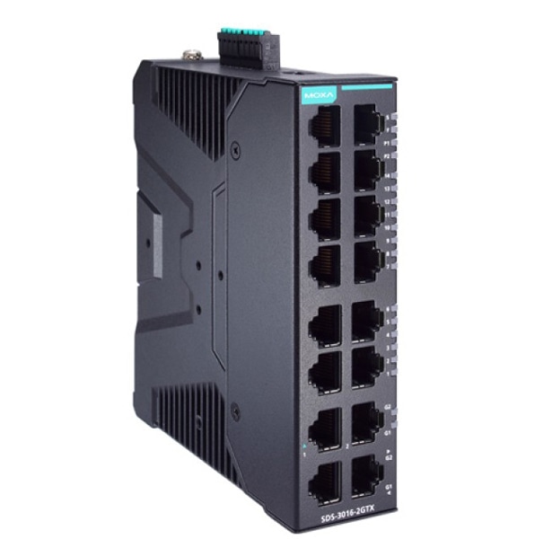 産業用 14+2Gポート ギガビット スマートイーサネットスイッチ