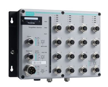 16ポートM12マネージド・イーサネットスイッチ