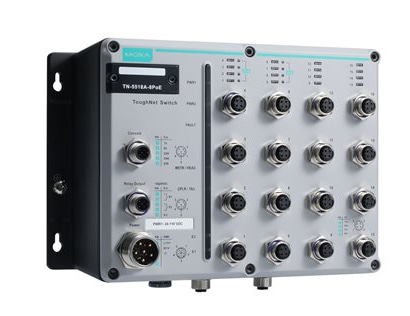 EN50155認証 16+2Gポートギガビットイーサネット/8PoEスイッチ コンフォーマルコーティング Tモデル