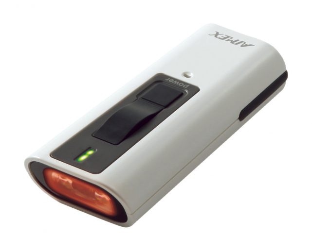 乾電池式モバイル二次元コードスキャナ Bluetoothドングル付き