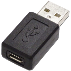 USB変換アダプタ Micro-Bメス - Aオス