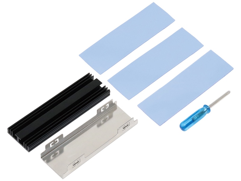 M.2 SSD用高性能ヒートシンク・工具セット